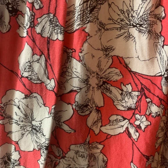 Coral flower print dress! - Picture 3 of 3
